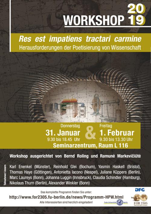 Poster "Res est impatiens"